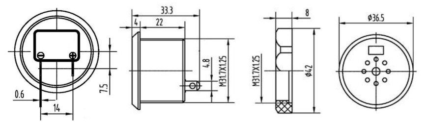 90db 12v Small Long Continous Beep Tone Alarm Active Piezo Buzzer