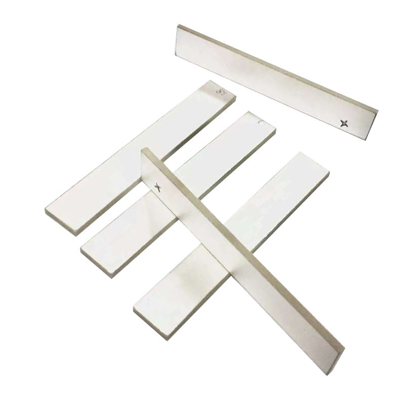 Customized Strip PZT Element High Dielectric Voltage Ceramic Rigorously Exertes Barium Titanate Plate Piezoelectric Ceramics